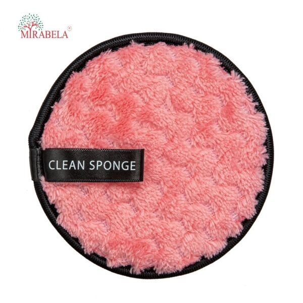 Mirabela Reusable Makeup Remover Cleansing Pad in Pink color