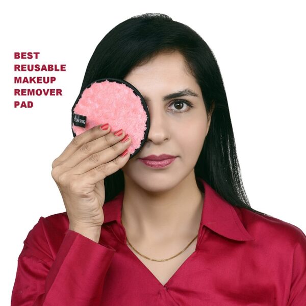 Mirabela reusable makeup remover microfiber cleansing pad