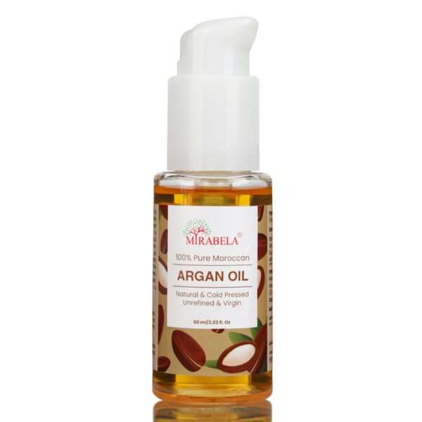 Mirabela Pure Cold-Pressed Moroccan Argan Oil for Hair and Skin in India